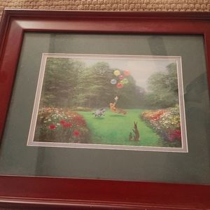 Classic Winnie-the-Pooh custom framed print